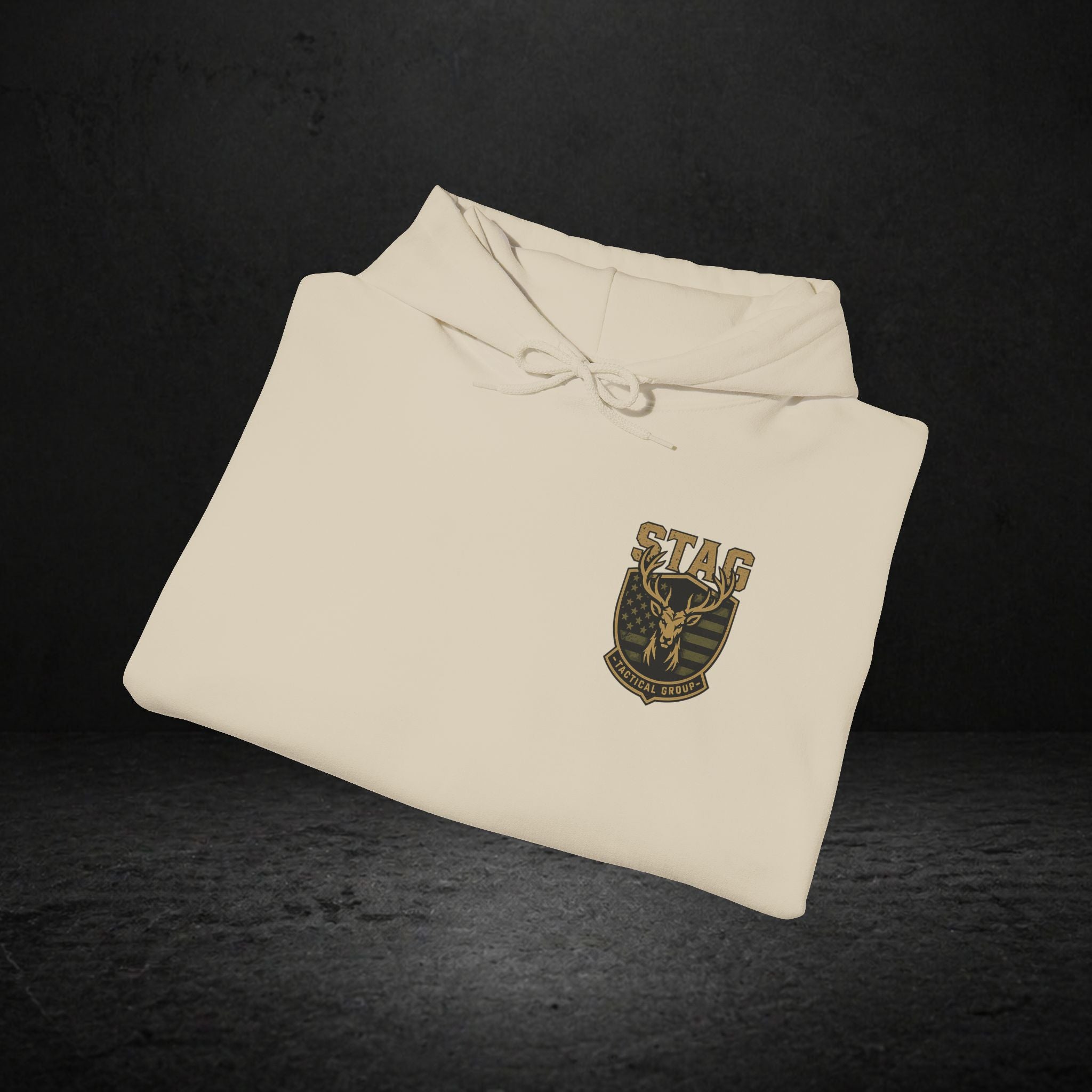 STAG Tactical Group Hoodie — Military-Style Logo Pullover