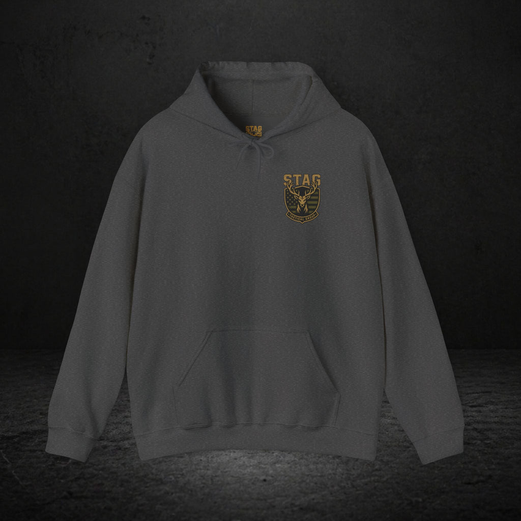 STAG Tactical Group Hoodie — Military-Style Logo Pullover