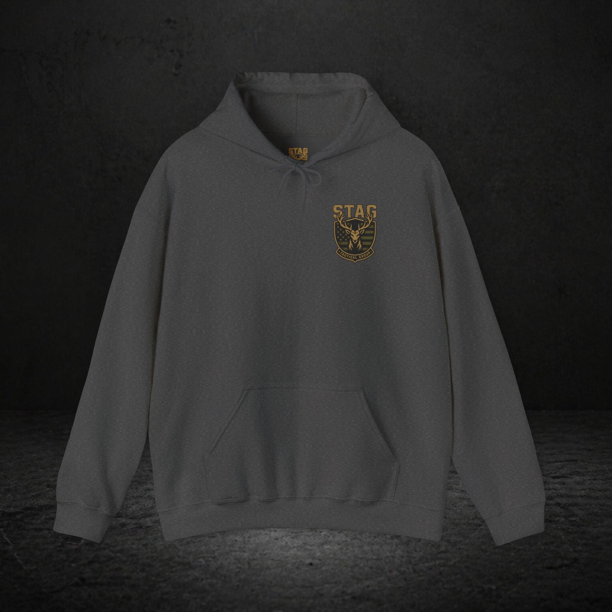 STAG Tactical Group Hoodie — Military-Style Logo Pullover