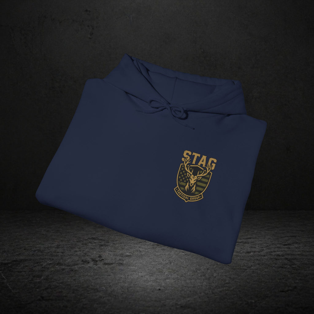 STAG Tactical Group Hoodie — Military-Style Logo Pullover