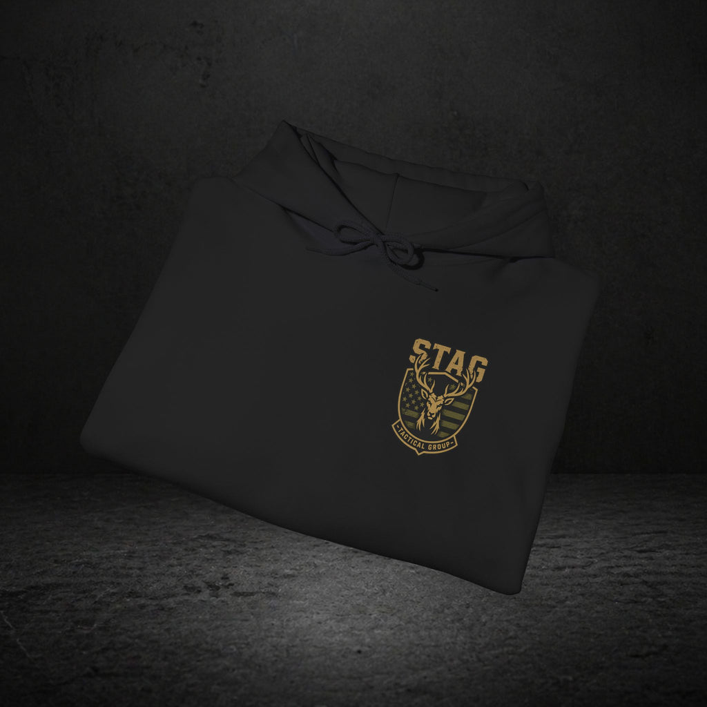 STAG Tactical Group Hoodie — Military-Style Logo Pullover