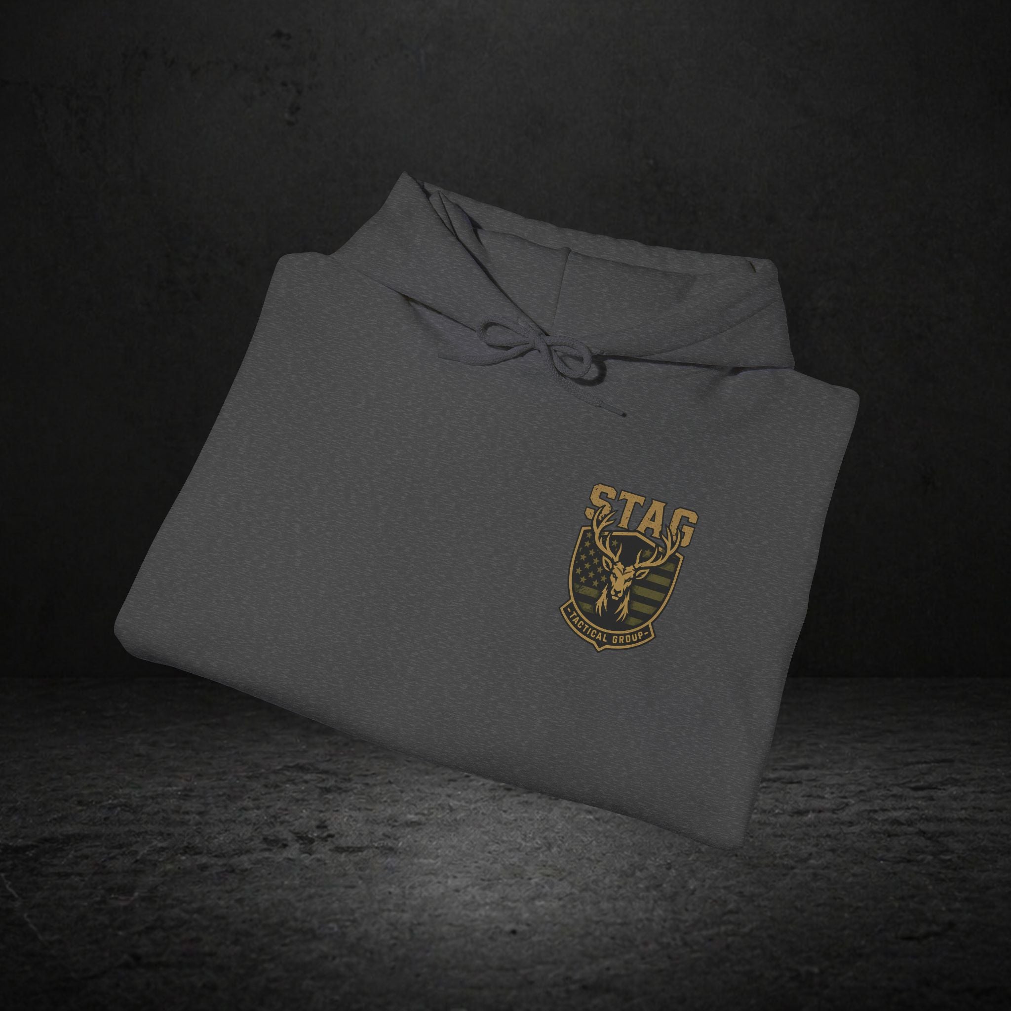 STAG Tactical Group Hoodie — Military-Style Logo Pullover
