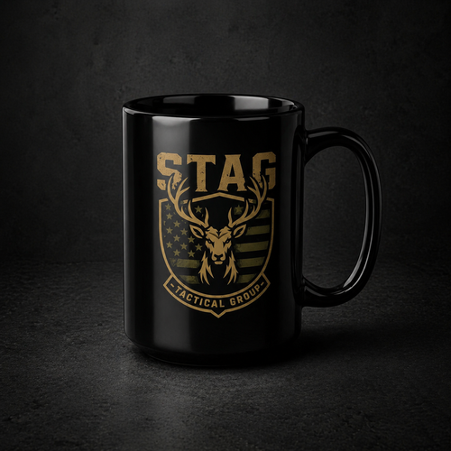 15oz Black Mug