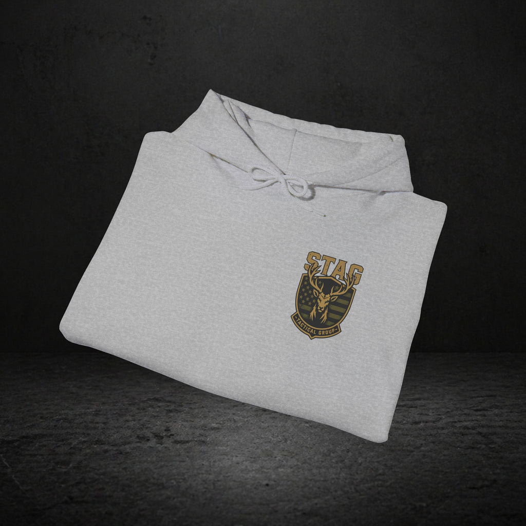 STAG Tactical Group Hoodie — Military-Style Logo Pullover