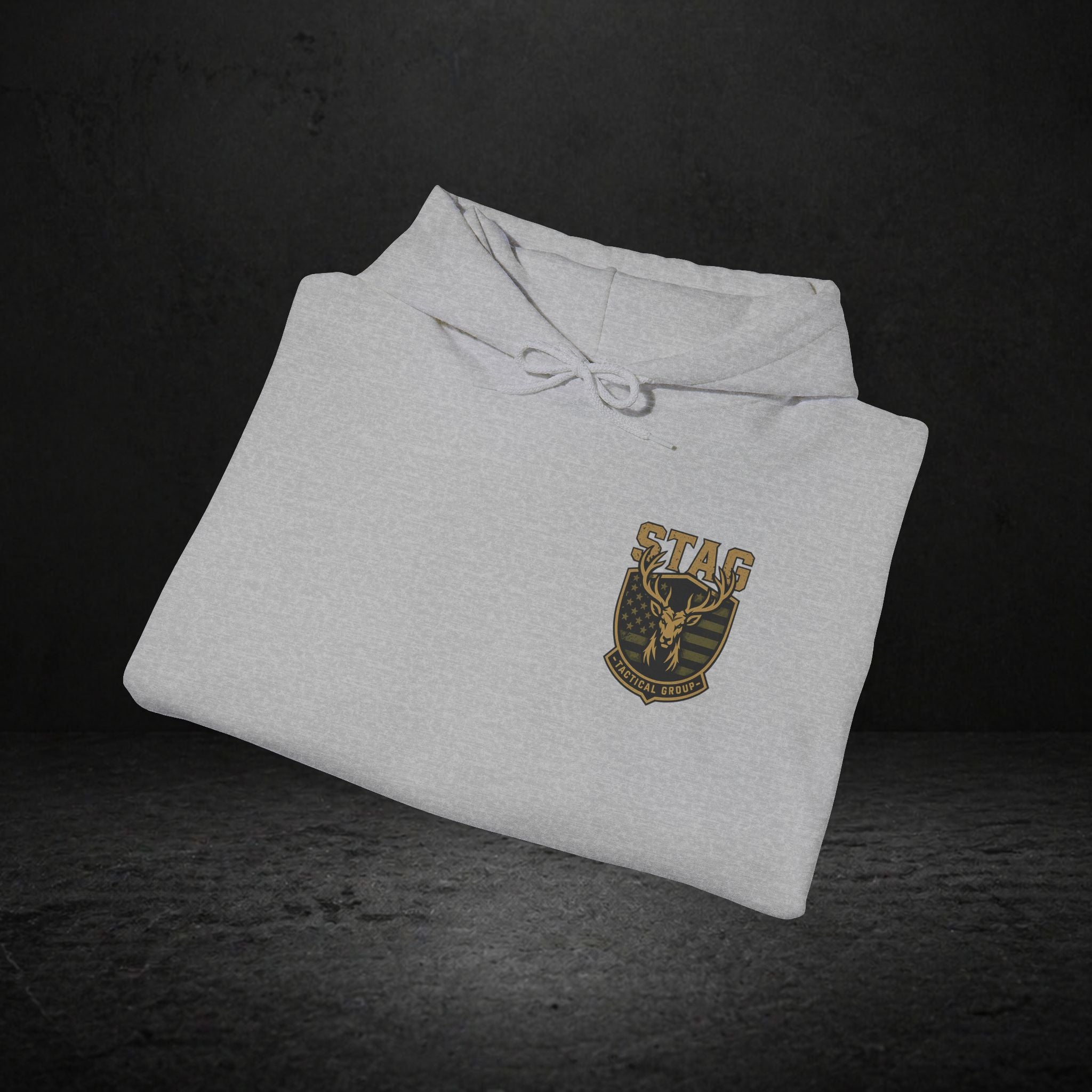 STAG Tactical Group Hoodie — Military-Style Logo Pullover