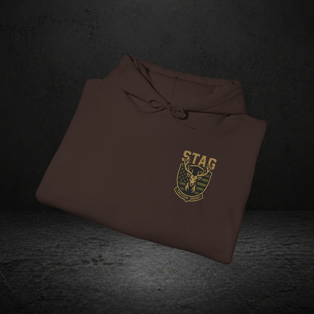 STAG Tactical Group Hoodie — Military-Style Logo Pullover