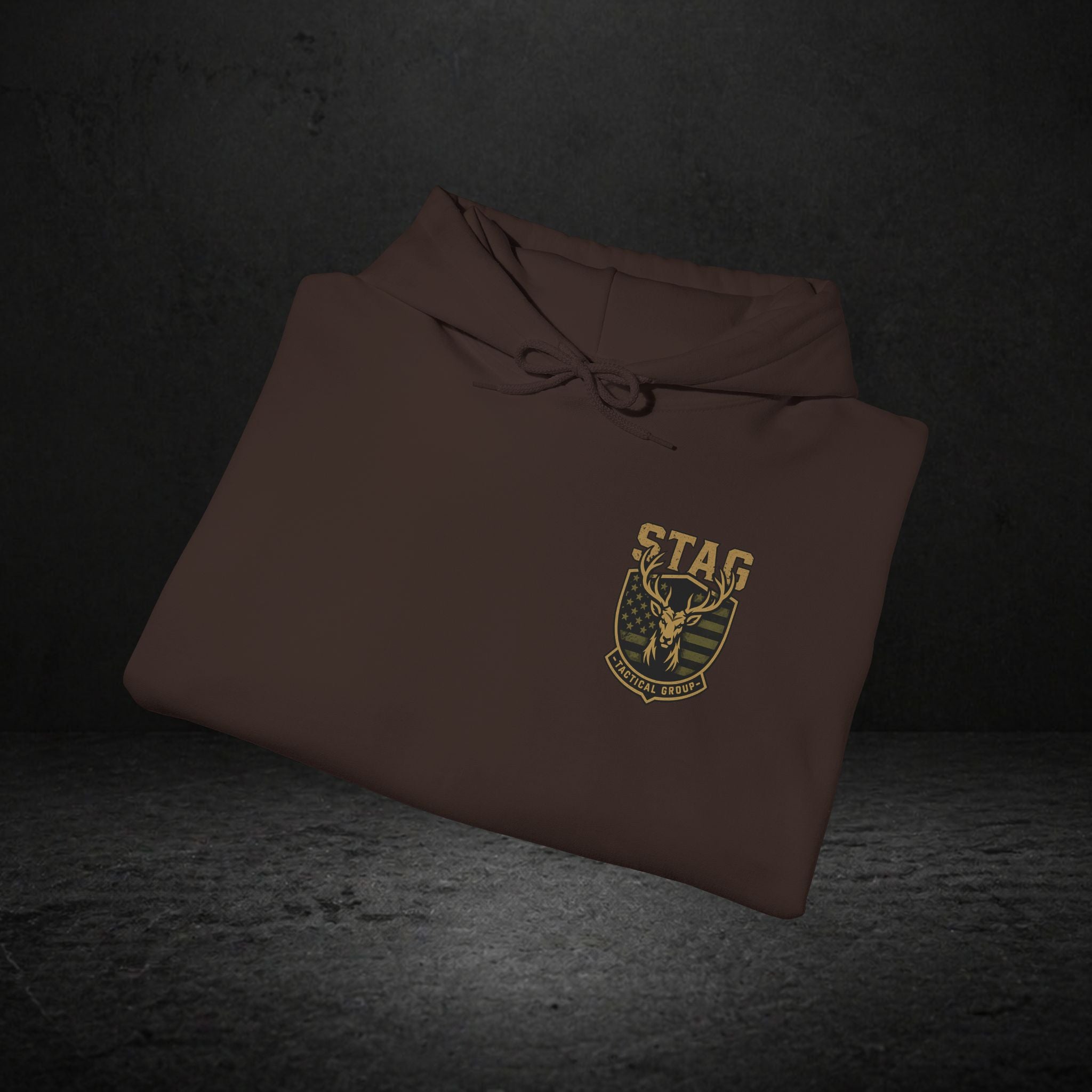 STAG Tactical Group Hoodie — Military-Style Logo Pullover