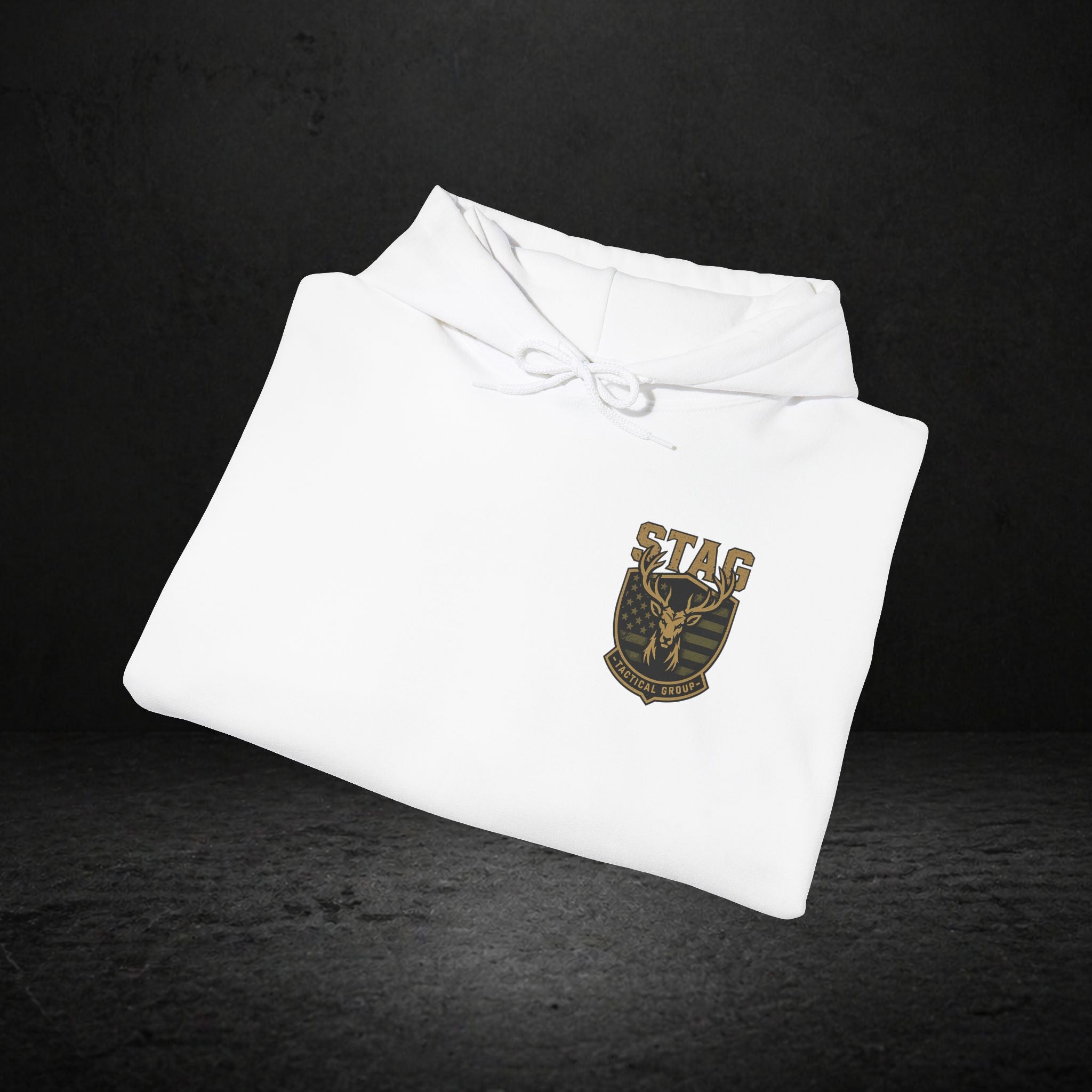 STAG Tactical Group Hoodie — Military-Style Logo Pullover