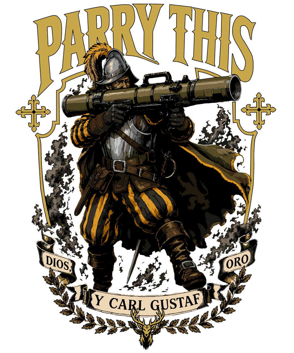 Parry This - Dios y Carl Gustaf y Oro Hoodie