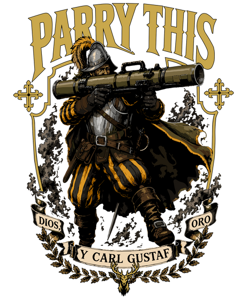 Parry This - Dios y Carl Gustaf y Oro Hoodie